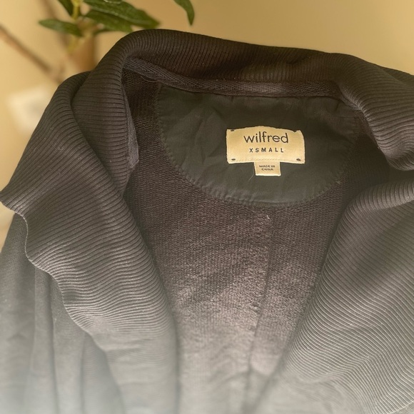 Wilfred black Open-Front CardiganNWOT - Picture 2 of 4